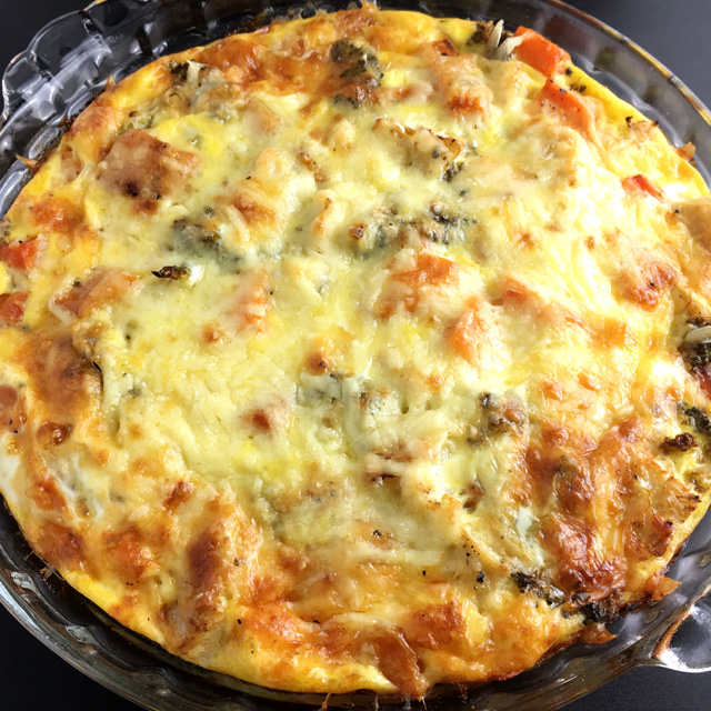 Crustless Roasted Vegetable Quiche | A DAY IN THE KITCHEN