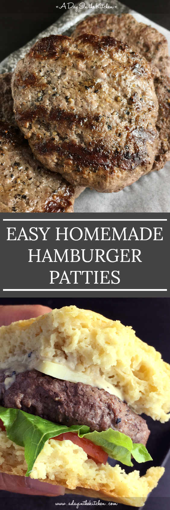 Easy Home Made Burger Patties - Real Barta
